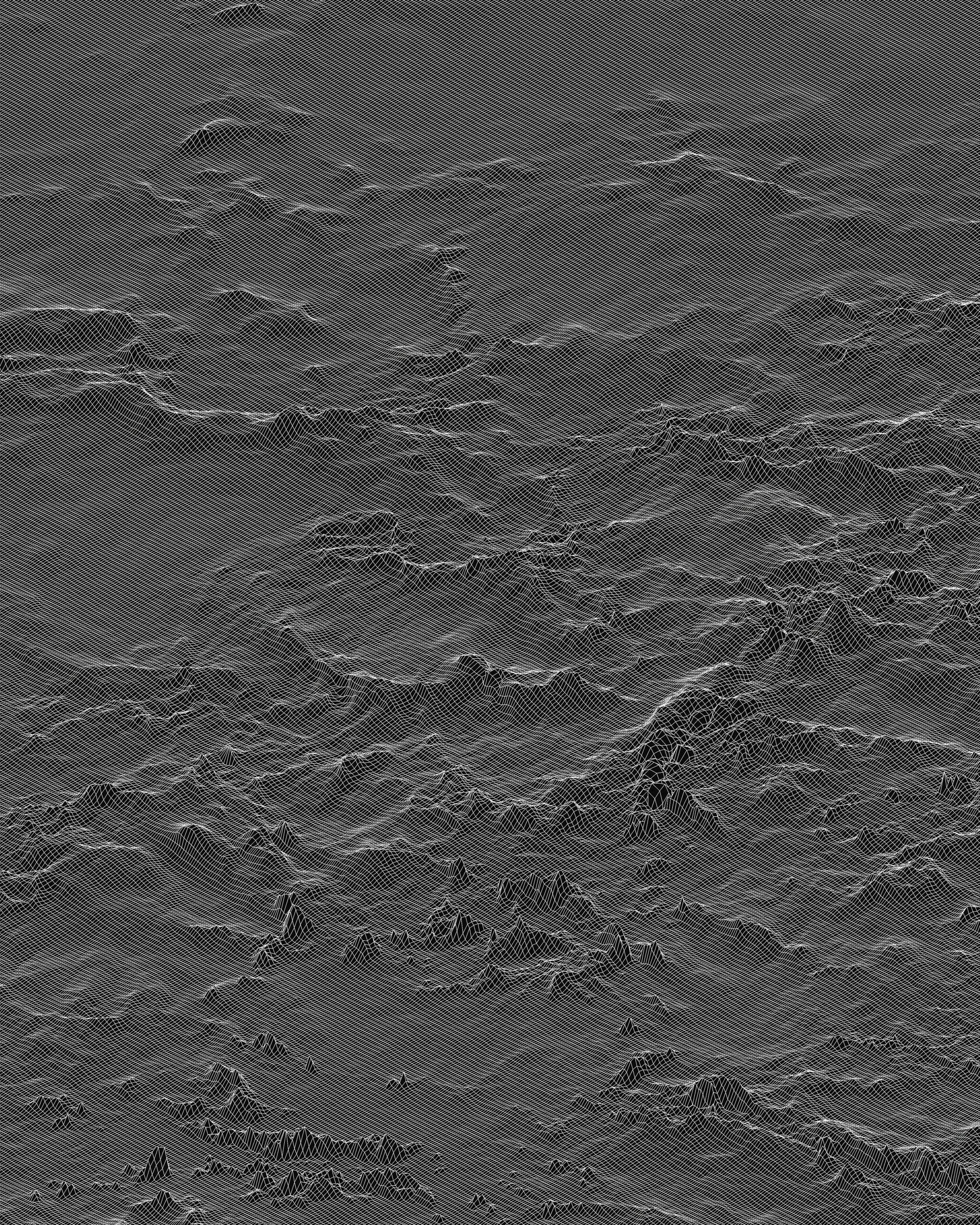 Abstract grey ocean wave simulation texture
