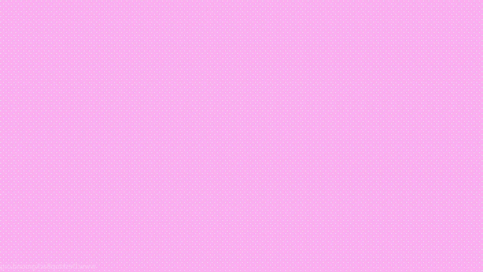 Pink background with a subtle repeating dot pattern.