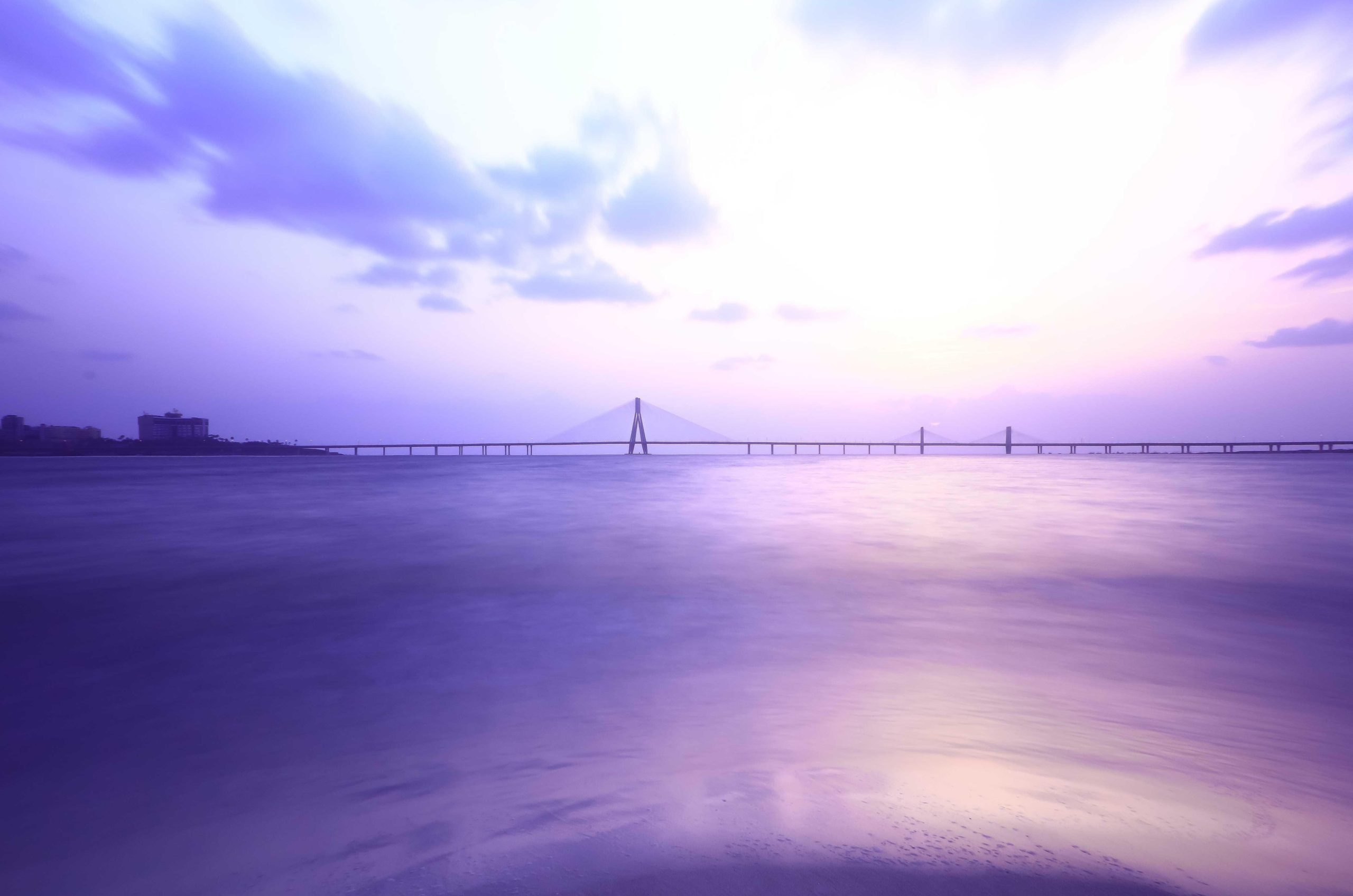 Bright rainbow spectrum blurred into a soft dreamy gradient