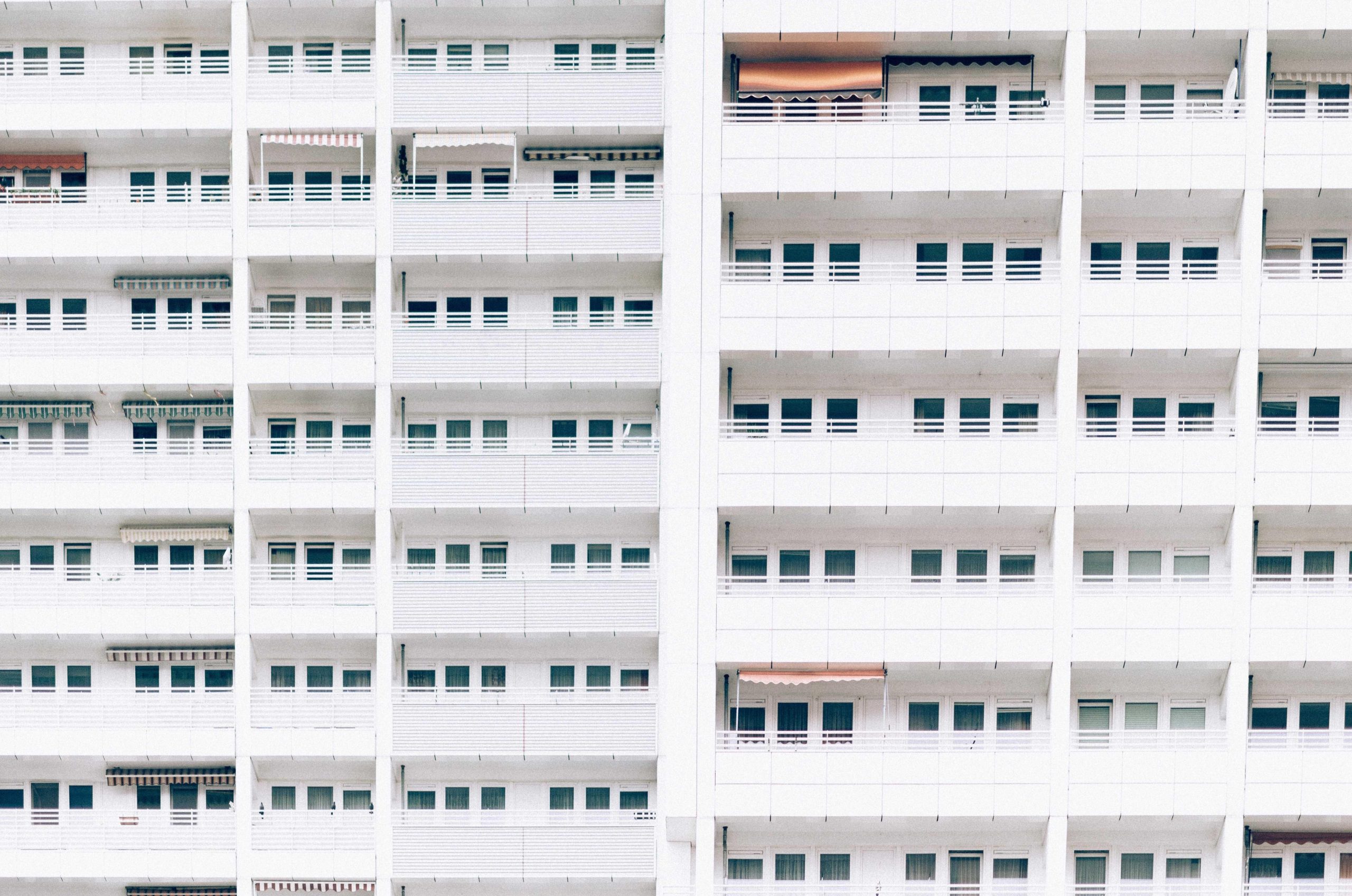 Electric neon color grid creating a striking modern composition