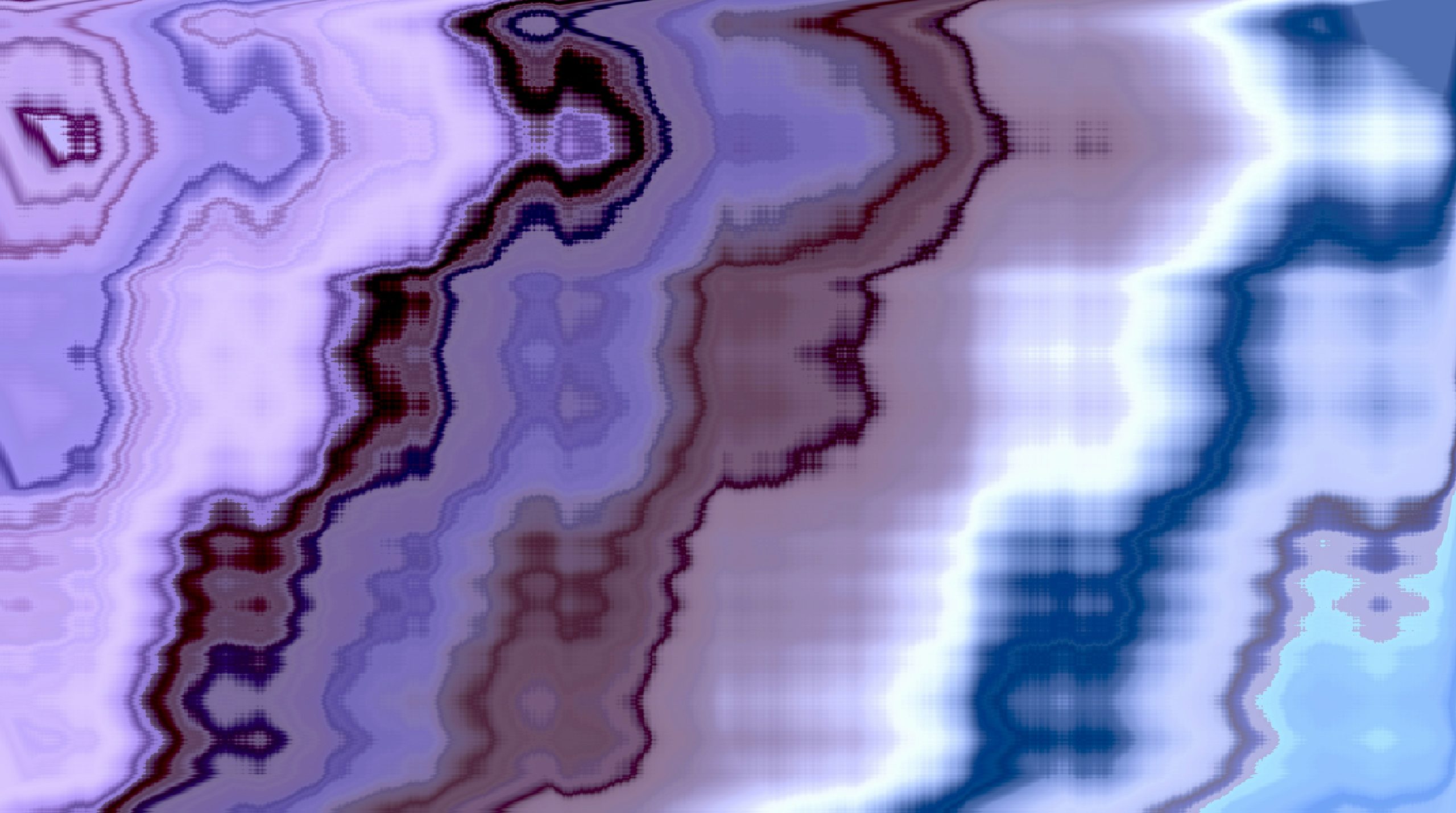 Abstract marbled pattern with purple and blue hues