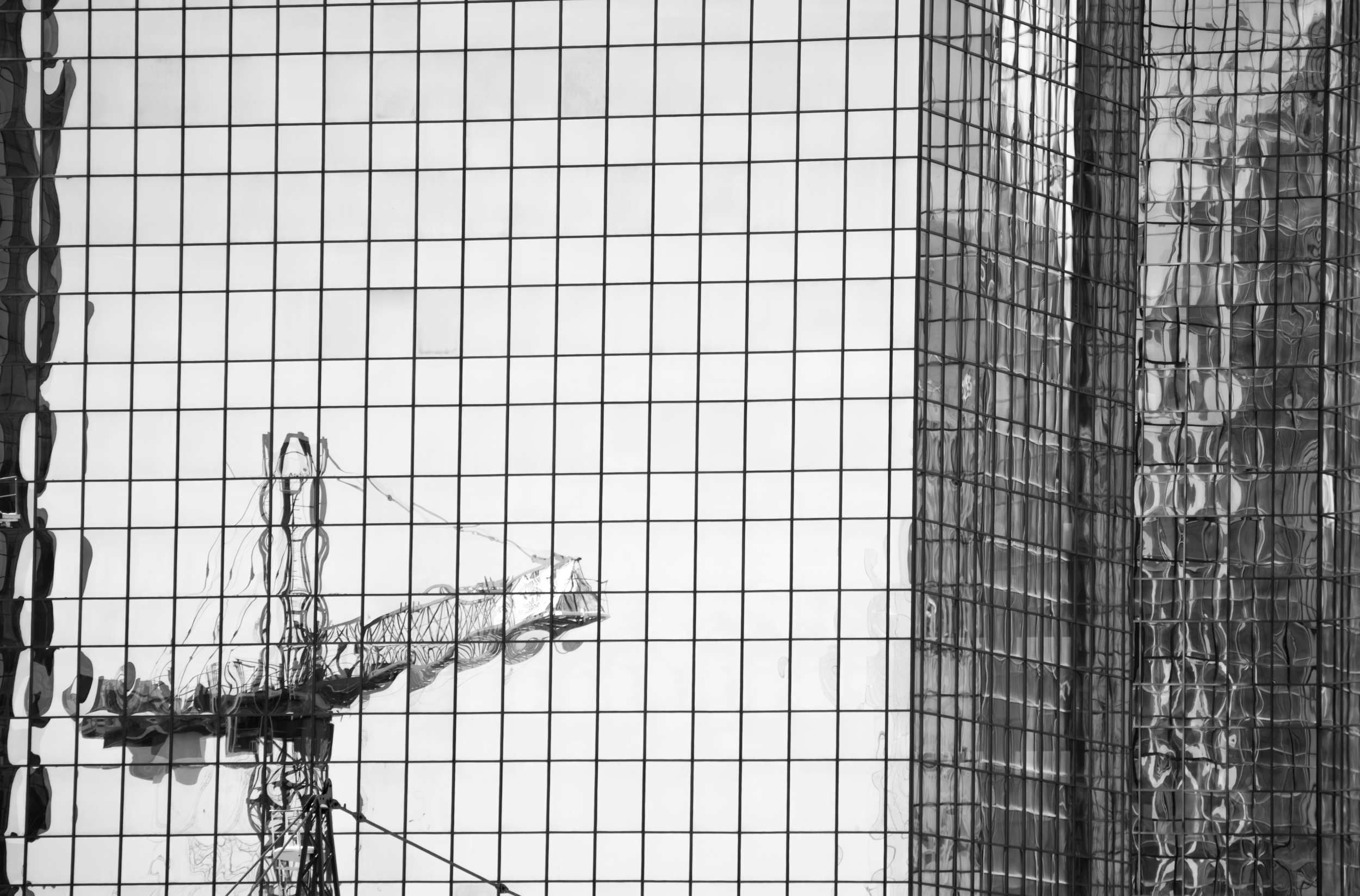 glass building during day