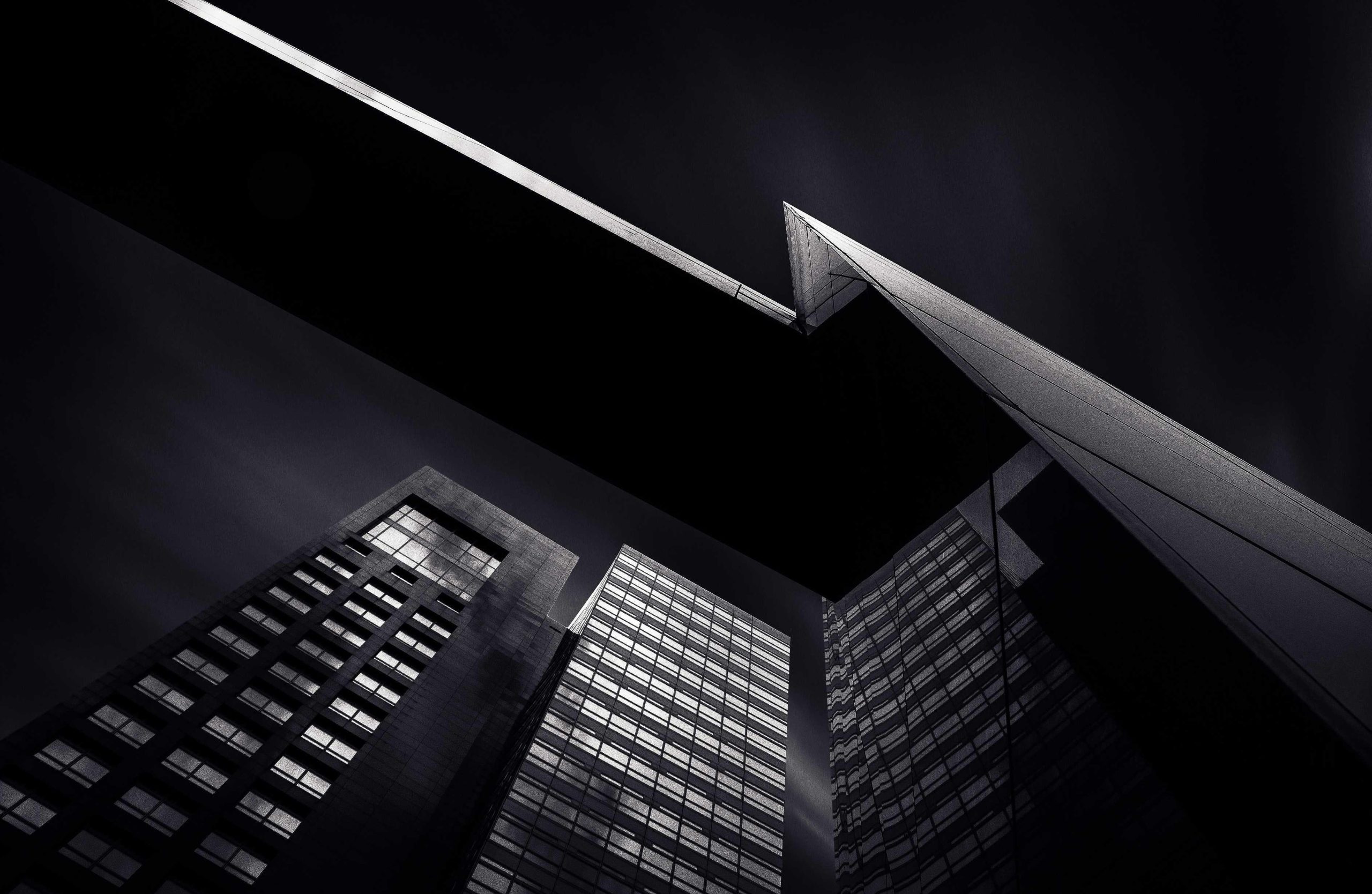 Minimalist dark background with subtle texture and depth